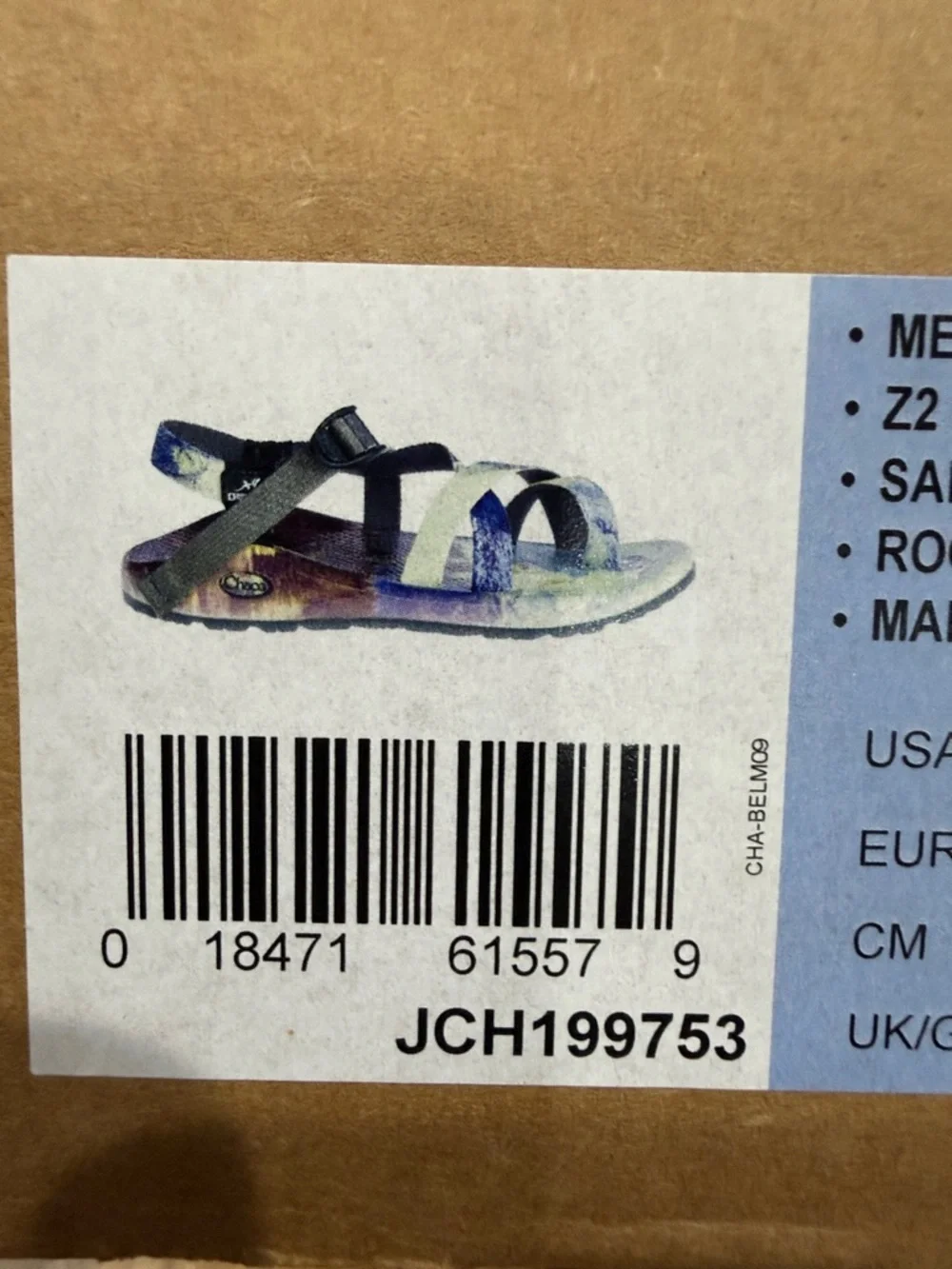 Men’s Chaco Z2 Cloud, National Parks Foundation - Rocky Mountain National Park